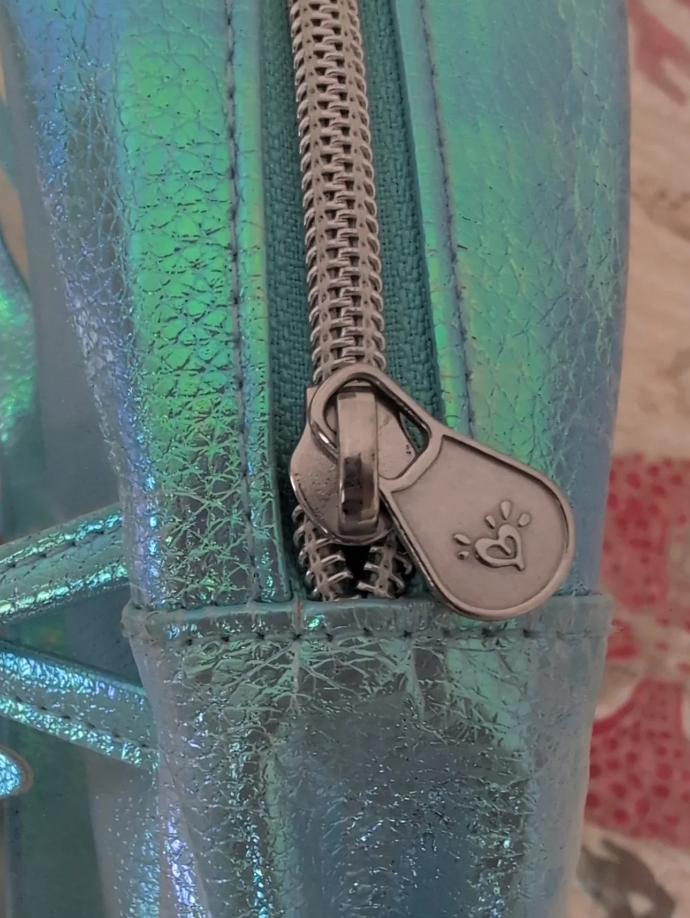 Justice Butterfly Wing Backpack with Silver Glitter G